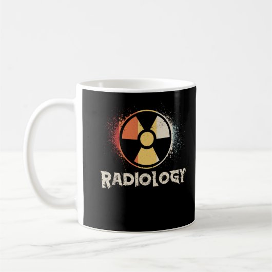 Retro Radiology Symbol Xray Radiologist Kaffeetasse (Links)