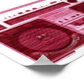 Retro-Radioposter Poster (Ecke)