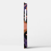 Retro-Radios, Bandrekorder-Muster. Case-Mate iPhone Hülle (Rückseite / Links)