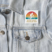 Retro-Radsport-Sonnenuntergang-Custom-Triathlon Button (Beispiel)