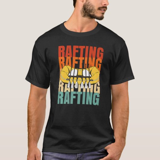 Retro Rafting T-Shirt (Vorderseite)