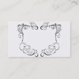 Retro Rahmen Visitenkarte