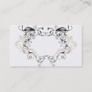 Retro Rahmen Visitenkarte