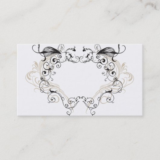 Retro Rahmen Visitenkarte (Vorderseite)