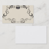 Retro Rahmen Visitenkarte (Vorne/Hinten)