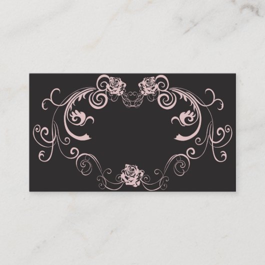 Retro Rahmen Visitenkarte (Vorderseite)