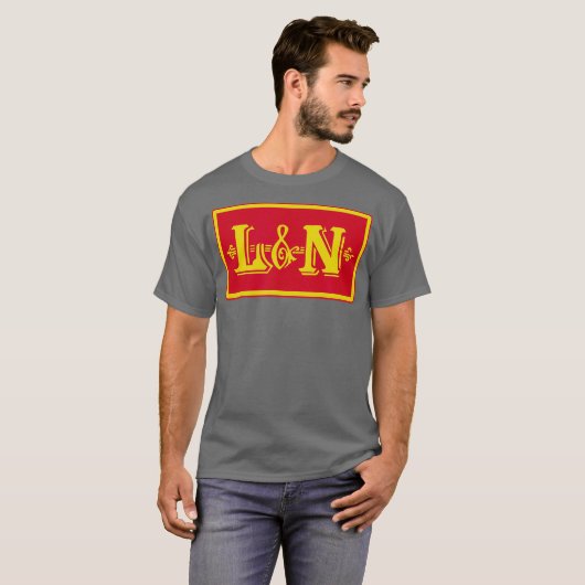 Retro Railroad Louisville and Nashville Railway T-Shirt (Vorne ganz)