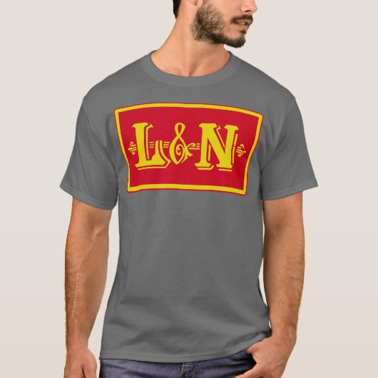 Retro Railroad Louisville and Nashville Railway T-Shirt (Vorderseite)
