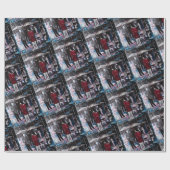 Retro Rain Painting by Alfred Fox Geschenkpapier (Flach)