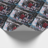 Retro Rain Painting by Alfred Fox Geschenkpapier (Ecke)