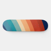 Retro Rainbow #1 #minimal #decor #art Skateboard (Horizontal)