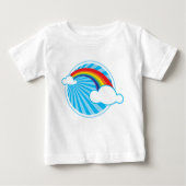 RETRO RAINBOW BABY T-SHIRT (Vorderseite)
