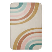 Retro Rainbow Bath Mat Badematte (Vorderseite Vertikal)