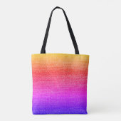 Retro Rainbow Bright Side Tasche (Rückseite)