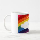 Retro Rainbow | Diese Tasse gehört zu: Name (Links)