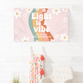 Retro Rainbow Eight ist eine Vibe Daisy 8. Banner (Insitu)