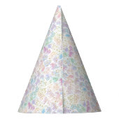 Retro Rainbow FIVE is a Vibe Groovy 5th Birthday Partyhütchen (Rückseite)