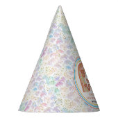 Retro Rainbow FIVE is a Vibe Groovy 5th Birthday Partyhütchen (Links)