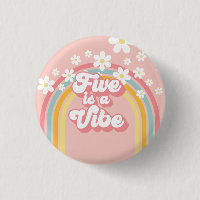 Retro Rainbow FIVE ist ein Vibe Groovy 5. Geburtst