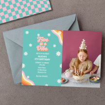 Retro Rainbow FIVE ist ein Vibe Groovy 5. Geburtst