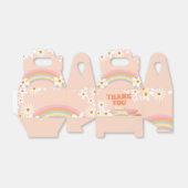 Retro Rainbow Groovy One Daisy Geschenkschachtel (Ungefaltet)