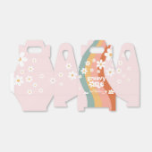 Retro Rainbow Groovy One Daisy Geschenkschachtel (Ungefaltet)