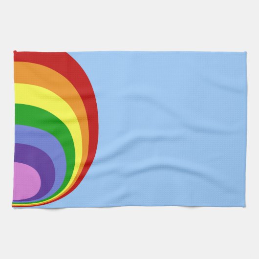Retro Rainbow Handtuch (Horizontal)