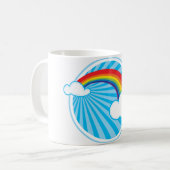 RETRO RAINBOW KAFFEETASSE (Vorderseite Links)