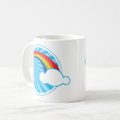 RETRO RAINBOW KAFFEETASSE (Vorderseite Links)