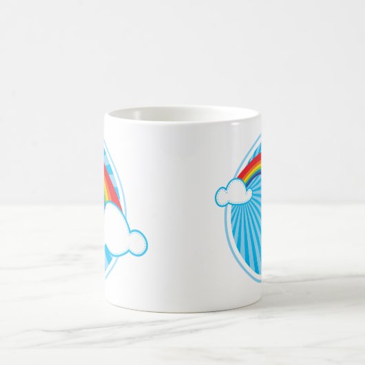 RETRO RAINBOW KAFFEETASSE (Mittel)