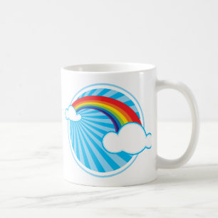 RETRO RAINBOW KAFFEETASSE