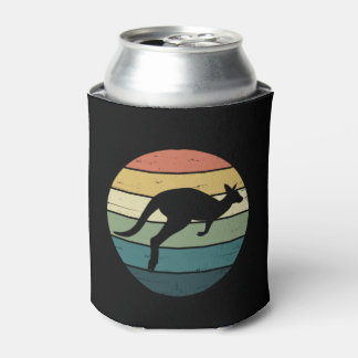 Retro Rainbow Kangaroo Dosenkühler