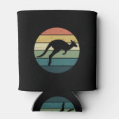 Retro Rainbow Kangaroo Dosenkühler (Rückseite)