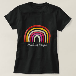 Retro Rainbow niedliche Wasserfarbe T-Shirt