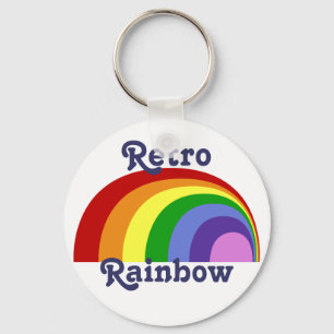 Retro-Rainbow-Schlüsselanhänger Schlüsselanhänger