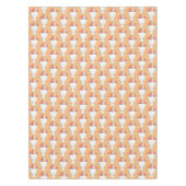 Retro Rainbow Sherbet Ice Cream Dessert Pastell Tischdecke (Vorderseite)