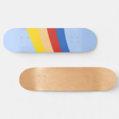 Retro Rainbow Skateboard (Horizontal)