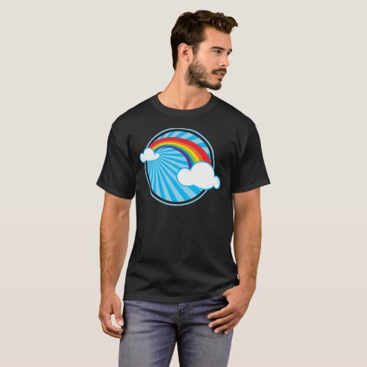 RETRO RAINBOW T-Shirt (Vorne ganz)