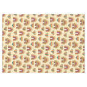 Retro Rainbow Tablecloth 60s Pastel Table Joy Tischdecke (Vorderseite (Horizontal))