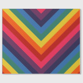 Retro Rainbow TotPhantastisches Wrapping Paper Geschenkpapier (Flach)