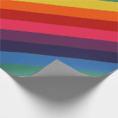 Retro Rainbow TotPhantastisches Wrapping Paper Geschenkpapier (Ecke)