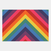 Retro Rainbow TotPhantastisches Wrapping Paper Geschenkpapier Set (Vorderseite 3)