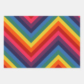 Retro Rainbow TotPhantastisches Wrapping Paper Geschenkpapier Set (Vorderseite 2)