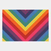 Retro Rainbow TotPhantastisches Wrapping Paper Geschenkpapier Set (Vorderseite)