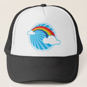RETRO RAINBOW TRUCKERKAPPE