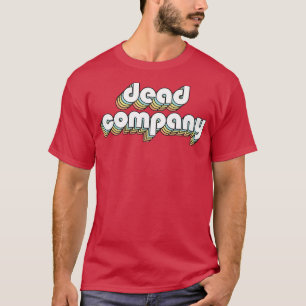 Retro Rainbow Typografy Dead Company T-Shirt