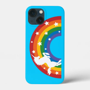Retro Rainbow Unicorn iPhone 5C Fall Case-Mate iPhone Hülle