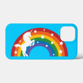 Retro Rainbow Unicorn iPhone 5C Fall Case-Mate iPhone Hülle (Rückseite (Horizontal))