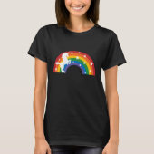 Retro Rainbow Unicorn T - Shirt (Vorderseite)