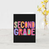 Retro Rainbow Vibes Ck bis Schule 2 Karte (Gelbe Blume)